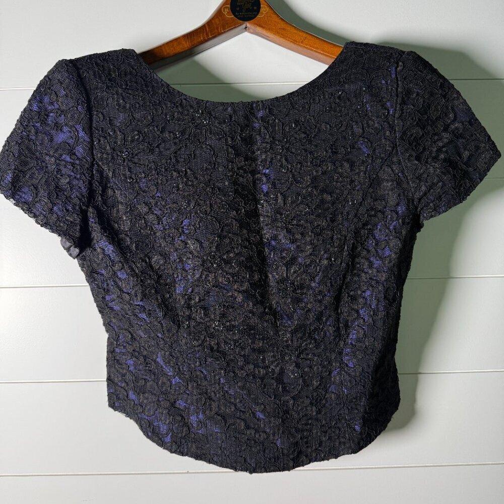 J.R. Nites Petites by Caliendo 2 Piece Top and Long Skirt Evening Wear Sz 10P